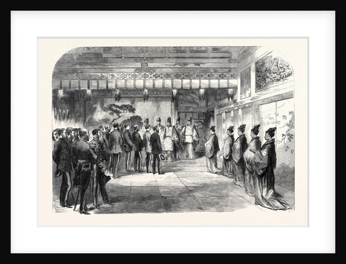Official Reception of Sir Harry Parkes by the Tycoon of Japan at Osaka 1867 by Anonymous