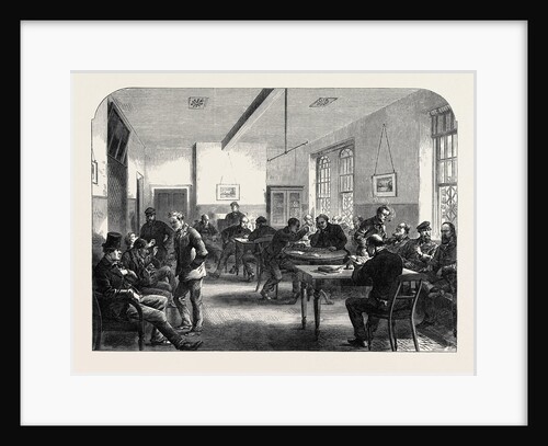 The Broadmoor Criminal Lunatic Asylum: Day-Room for Male Patients UK 1867 by Anonymous