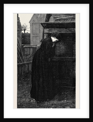 Telling the Bees, from the Exhibition of the Society of Painters in Water Colours 1867 by Anonymous