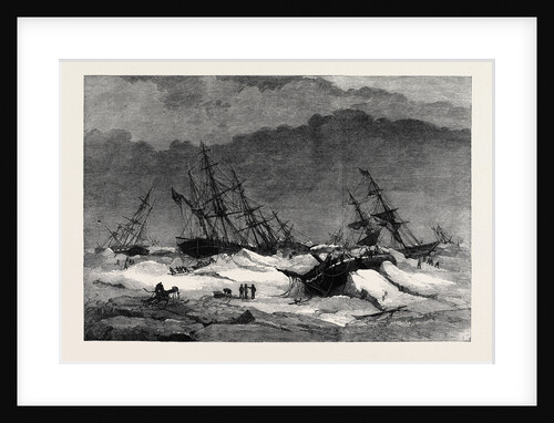 Wrecks on the Coast of Lapland in the White Sea 1867 by Anonymous