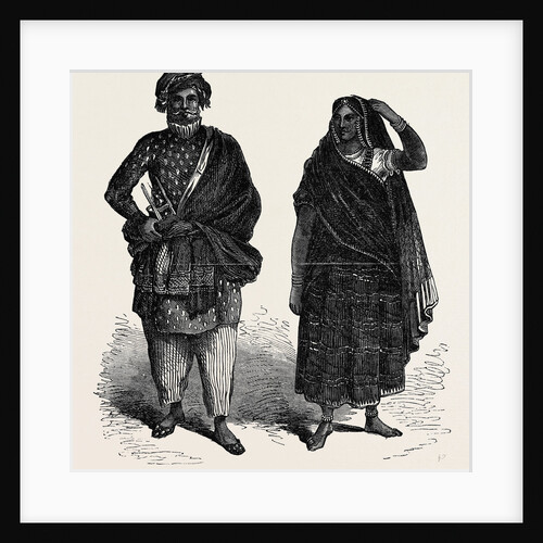 The Paris International Exhibition: Indian Costumes France 1867 by Anonymous