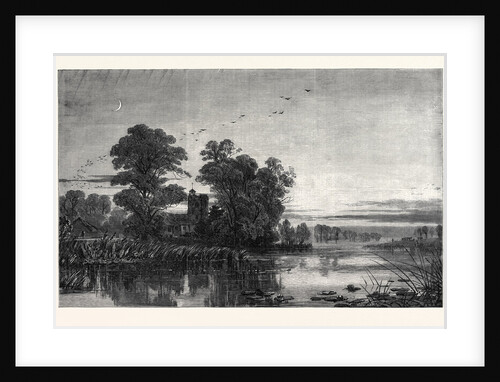 Twilight, from the Exhibition of the Society of Painters in Water-Colours 1867 by Anonymous