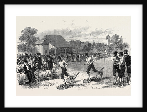 Snow-Shoe Race at the Crystal Palace 1867 by Anonymous