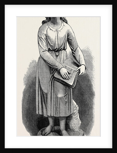 The Blind Girl Reading, 1867 by Anonymous