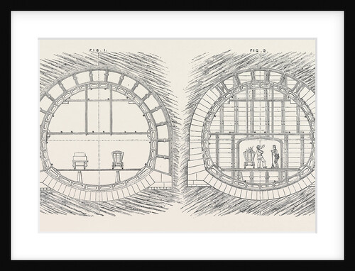 The Paris International Exhibition: System of Tunnelling France 1867 by Anonymous