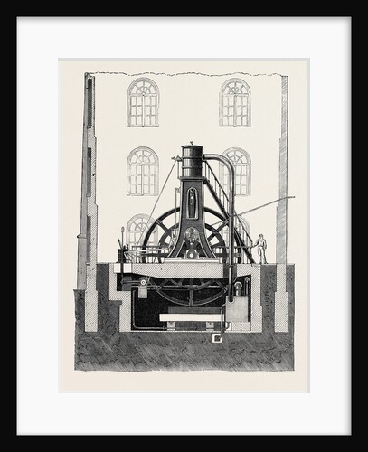 The Paris International Exhibition: Colliery Winding-Engine France 1867 by Anonymous