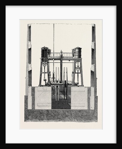 The Paris International Exhibition: Colliery Winding-Engine France 1867 by Anonymous