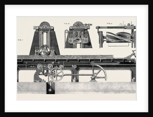 The Paris International Exhibition: Planing Machine France 1867 by Anonymous