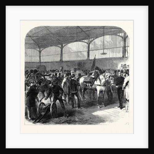 Official Inspection at Woolwich of the Mountain Battery for the Abyssinian Expedition UK 1867 by Anonymous