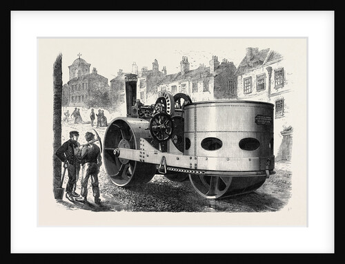 Steamroller for the Streets of Liverpool UK 1867 by Anonymous