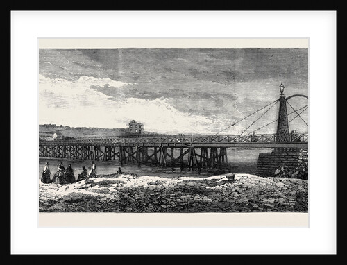 Panmure Bridge Auckland New Zealand 1867 by Anonymous
