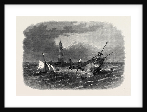 Wreck Op the Screw Steamship Hiogo on the Eddystone Rocks 1867 by Anonymous