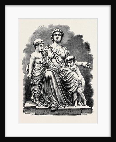 The Paris International Exhibition: Cornelia and Her Children, Exhibited by M. Lefevre France 1867 by Anonymous