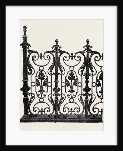 The Paris International Exhibition: Part of a Balcony, France 1867 by Anonymous