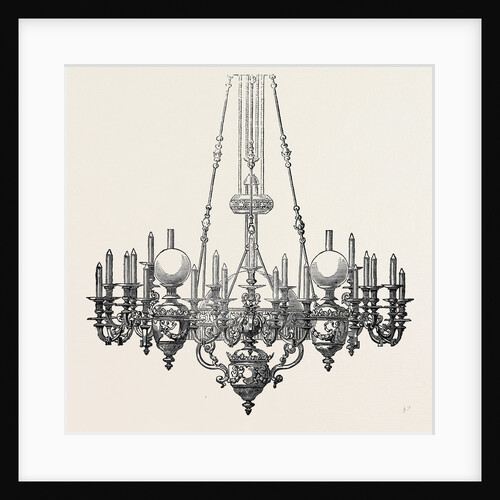 The Paris International Exhibition: Chandelier, France 1867 by Anonymous