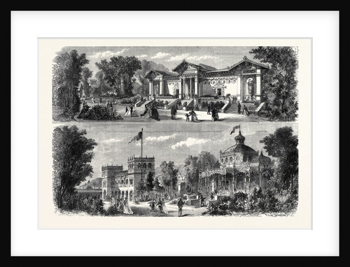 The Swiss Spanish and Portuguese Fine Art Annexes in the Paris International Exhibition France 1867 by Anonymous