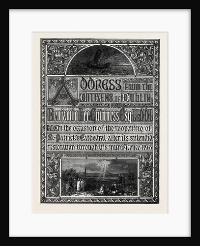 The Paris International Exhibition of 1867: Titlepage of the Illuminated Address to Sir B. Guinness Bart. France by Anonymous