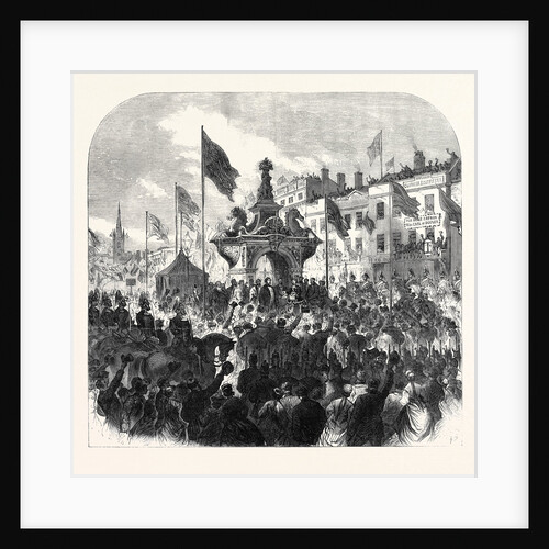 Opening of the Dudley Fountain in the Marketplace Dudley 1867 by Anonymous