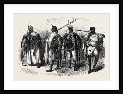Abyssinian Warriors 1867 by Anonymous