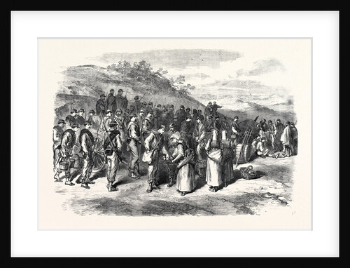 The Garibaldians at Bagnorea in the Roman States 1867 by Anonymous