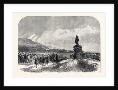 The Queen Uncovering the Statue of the Late Prince Consort at Balmoral 1867 by Anonymous