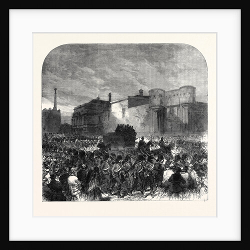 The Fenian Trials at Manchester: The Prisoners Leaving the New Bailey for the Assize Court UK 1867 by Anonymous