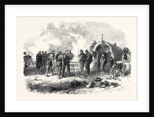 Bivouac of the Garibaldians at Nerola in the Roman States 1867 by Anonymous