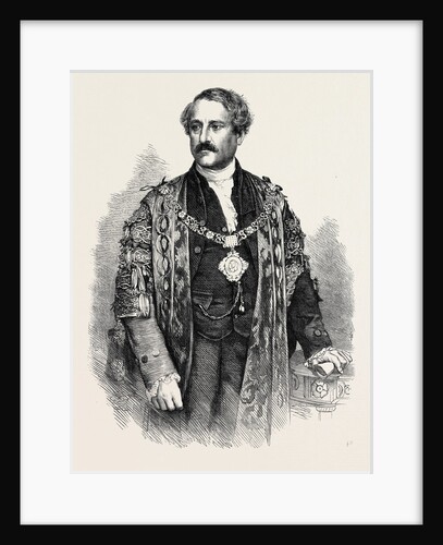 The Right Hon. W.F. Allen the New Lord Mayor of London UK 1867 by Anonymous