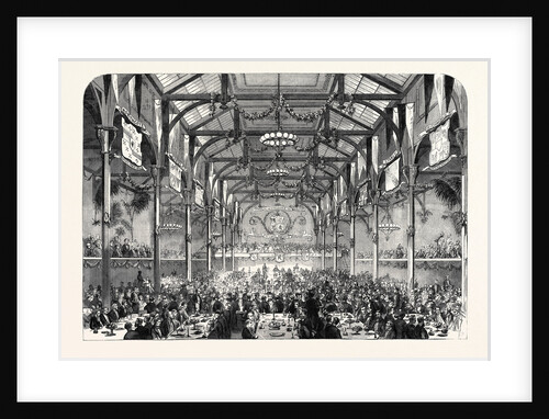 Conservative Banquet Given to Mr. Disraeli in the Corn Exchange Edinburgh UK 1867 by Anonymous