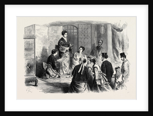 The Japanese Women in the Late Paris International Exhibition France 1867 by Anonymous