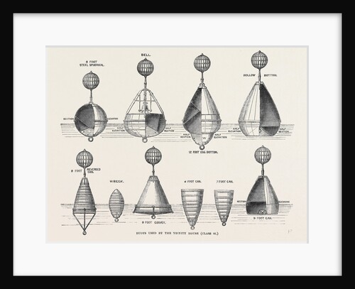 The Paris International Exhibition: Buoys Used by the Trinity House 1867 by Anonymous