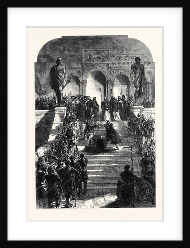 The Execution Scene from the Doge of Venice at Drury Lane Theatre London UK 1867 by Anonymous