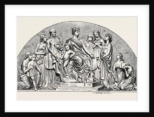 Sculpture for the Offices of the Lancashire Life and Fire Insurance Company at Manchester UK 1867 by Anonymous