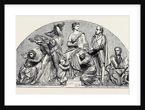 Sculpture for the Offices of the Lancashire Life and Fire Insurance Company at Manchester UK 1867 by Anonymous