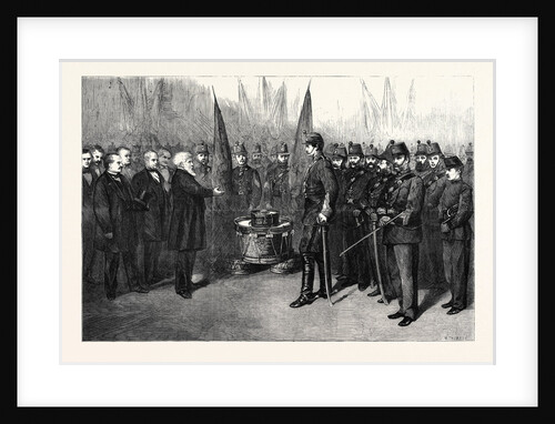 Presentation of Colours to the 4th Tower Hamlets Volunteer Corps London UK 1867 by Anonymous
