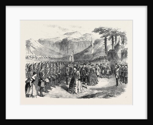 Scene from the Grand Duchess of Gerolstein at the Royal Italian Opera Covent Garden London UK 1867 by Anonymous