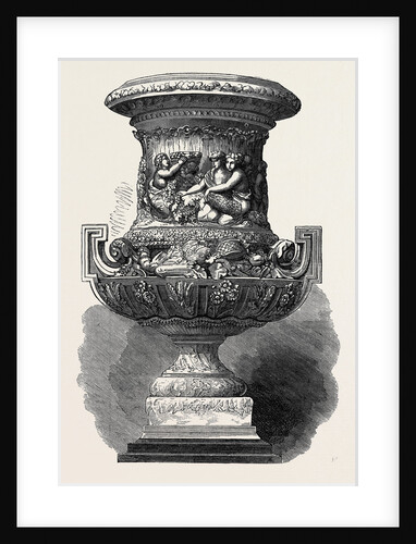 The Paris International Exhibition: The Earth White Marble Vase Exhibited by Viot and Co. France 1867 by Anonymous