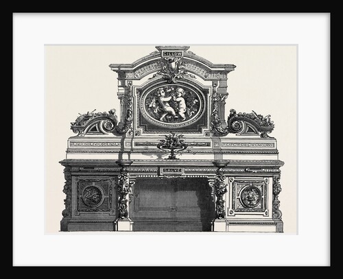 The Paris International Exhibition: Pollard-Oak Sideboard, France 1867 by Anonymous