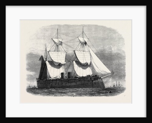 The Prussian Ironclad Frigate Kron Prinz 1867 by Anonymous
