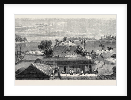 Port Blair South Andaman Island Bay of Bengal 1867 by Anonymous