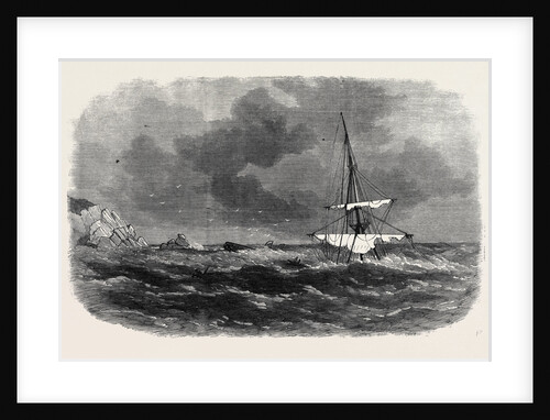 Wreck of the Royal Mail Company's Steamship 'Rhone' Off St. Peter's Island West Indies 1867 by Anonymous