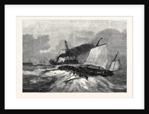 Upsetting of the Gorleston Salvage Life Boat at Yarmouth UK 1867 by Anonymous