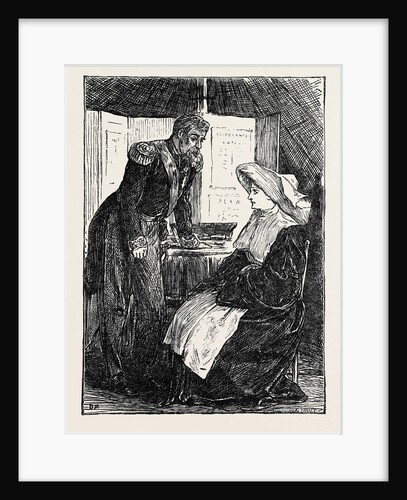 Lucile: Sister Seraphine with General De Luvois 1867 by Anonymous