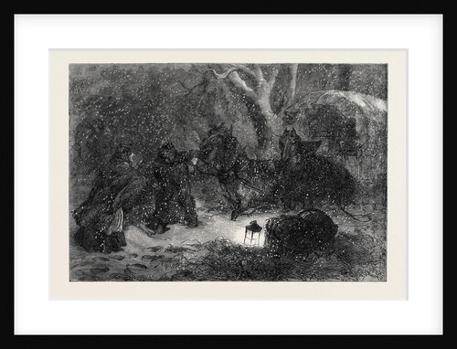 Stuck in the Snow, 1867 by Anonymous