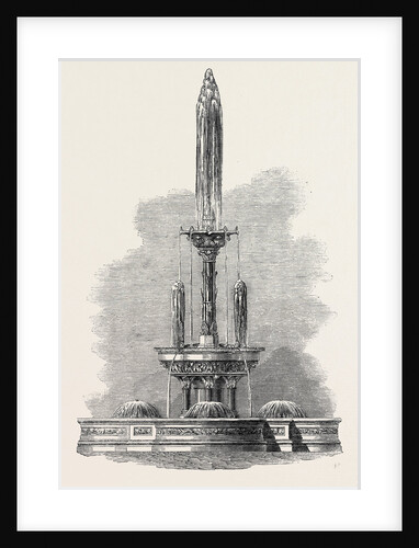 Fountain in the Public Garden Hong Kong 1867 by Anonymous