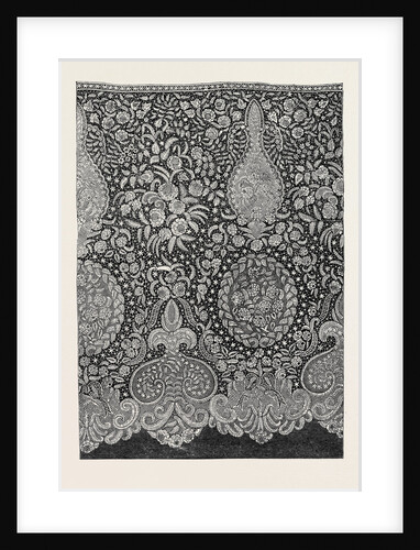 Honiton Lace Flounce, Regent Street London, the International Exhibition 1862, G.F. Urling by Anonymous