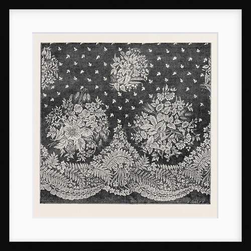 Honiton Lace Flounce, Wigmore Street, London, the International Exhibition 1862, Debenham Son And Freebody by Anonymous