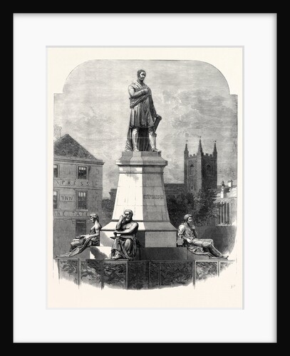 The Monument to George Stephenson at Newcastle-on-Tyne by Anonymous