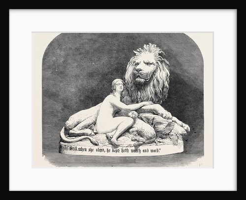 Una and the Lion in Metal, the International Exhibition 1862 by Anonymous