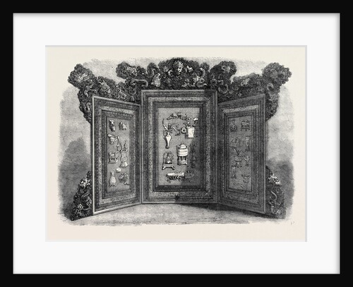 Screen in the Chinese Court the International Exhibition 1862 by Anonymous